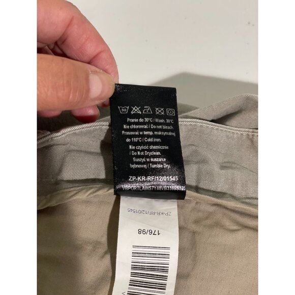 Vistula Mens Cotton & Elastane Garment Washed Khaki Pants 176/98 - Picture 8 of 15